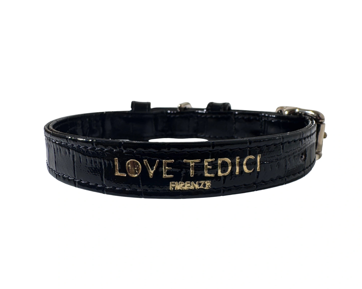 Coco V Leather Collar