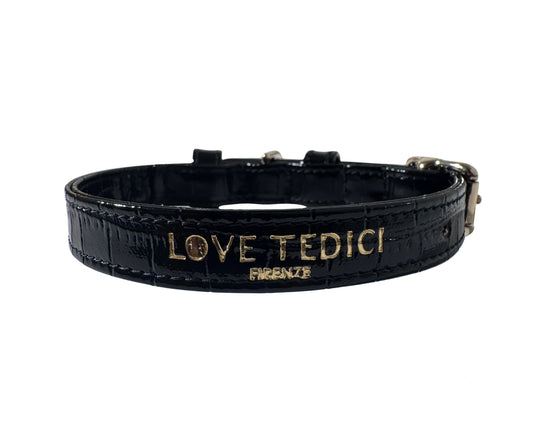 Coco V Leather Collar