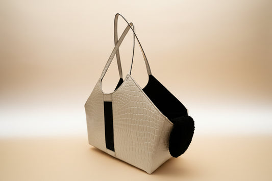White Coco V - Black Strap -  City Carrier