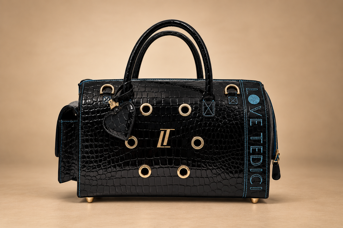 Coco V Black and Cobalt Carrier
