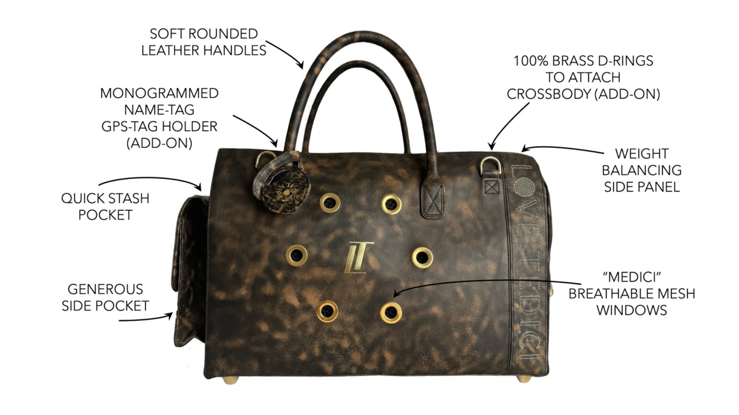 Portoro Black Marble Carrier