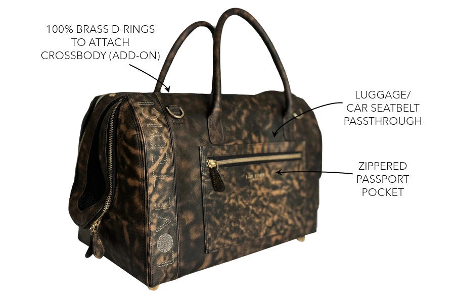 Portoro Black Marble Carrier