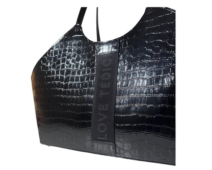 Black Coco V - Black Strap - City Carrier