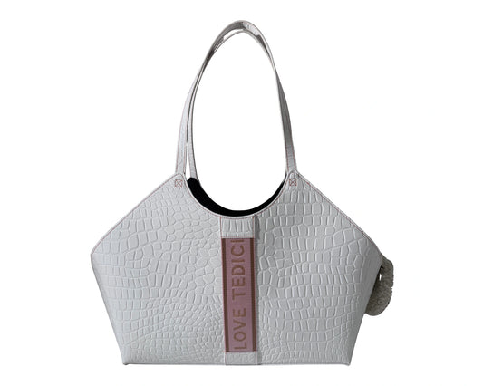 White Coco V - Pink Strap - City Carrier
