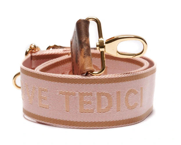 Crossbody straps : Pink & Gold