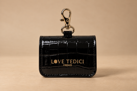 Coco V Leather Waste Bag Holder